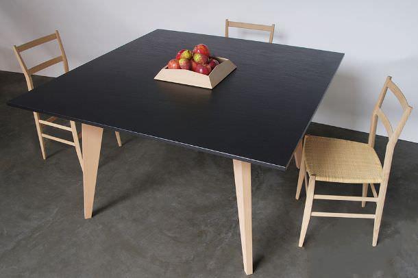 Tavolo con piano in ardesia Davide Conti Design Studio 